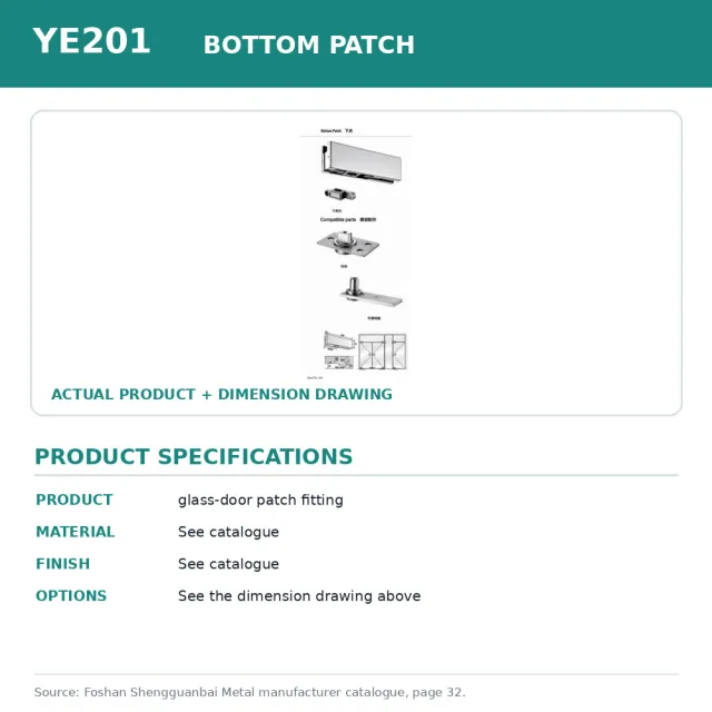 Shengguanbai Bottom Patch YE201