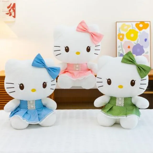 Polka-dot Hello Kitty · Plush toy · 40 cm