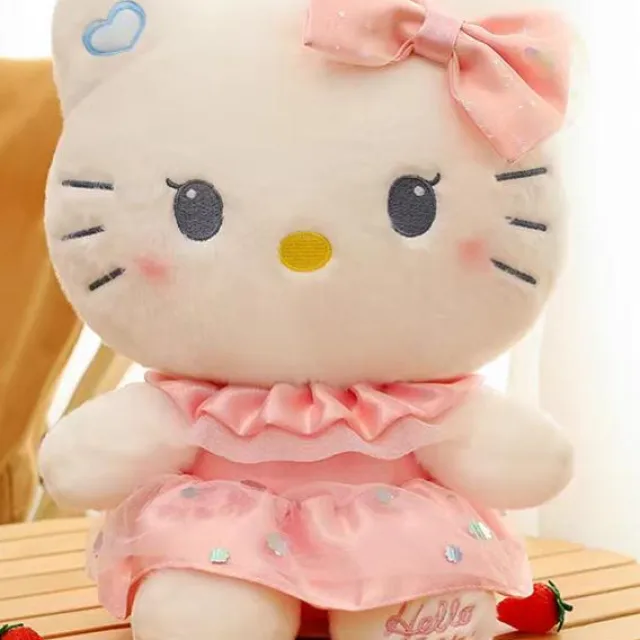 [DWL] Hello Kitty com saia de tule · Pelúcia · 60 cm