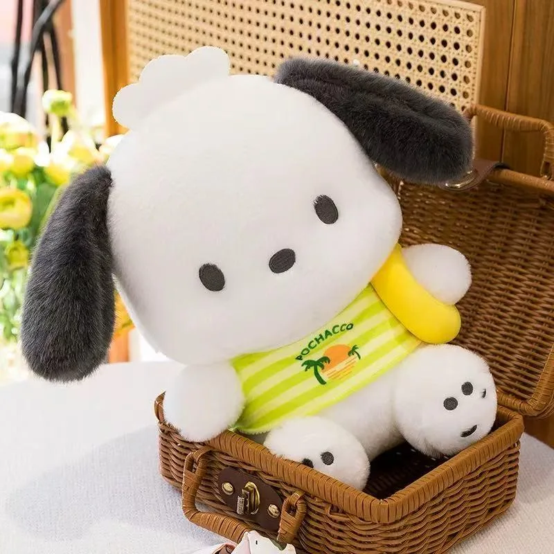 [JL] Pochacco com boia · Pelúcia · 33 cm