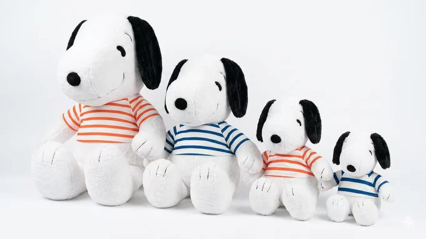 [FHK] Snoopy Ou Diao com roupa · Capa de pelúcia · 30 cm (até os pés)
