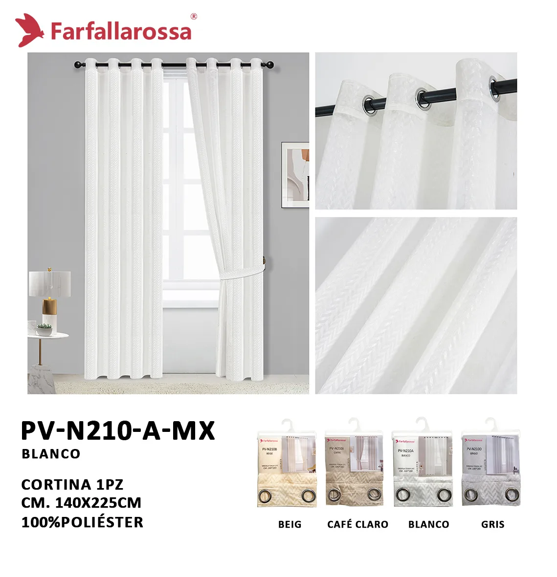 cortina de voal jacquard com estampa em folha dourada