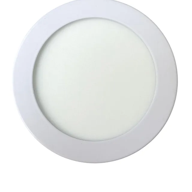 F&M Panel LED redondo de superficie 12 W / 10.5 cm